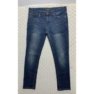 Carbon Skinny Jeans Men's Tag‎ 30x30 Approx 32x30 Blue Denim 5-pockets